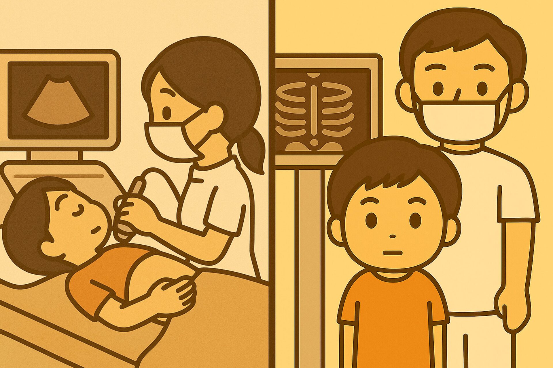 超音波検査とX線検査